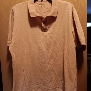 Men's Size Large, RUFF HEWN Orange. Polo Shirt